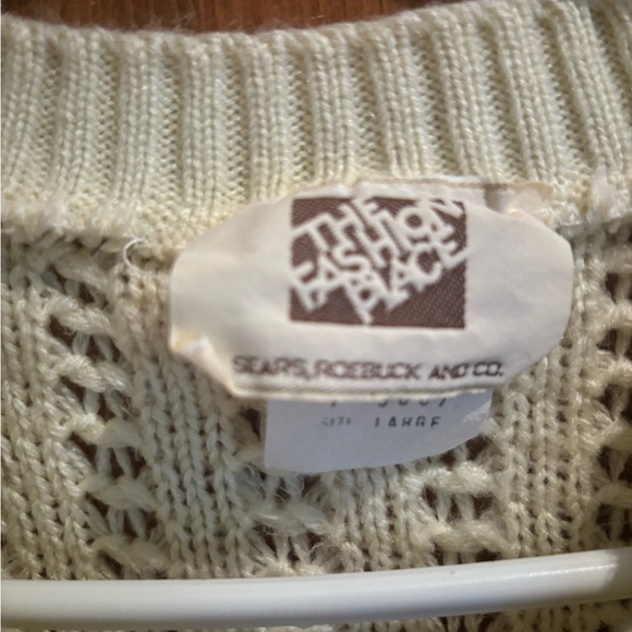 Vintage sears acrylic knit sweater - Picture 4 of 4
